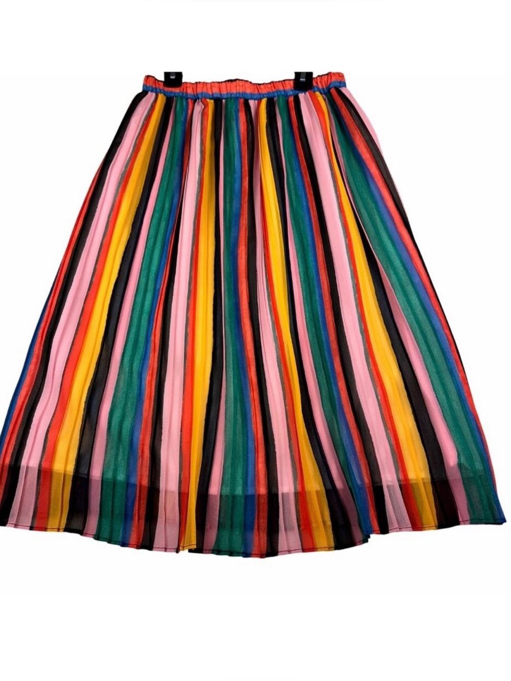 Who What Wear Rainbow pleated Skirt